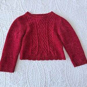 Tommy Bahama Cherry Red Toddler Sweater